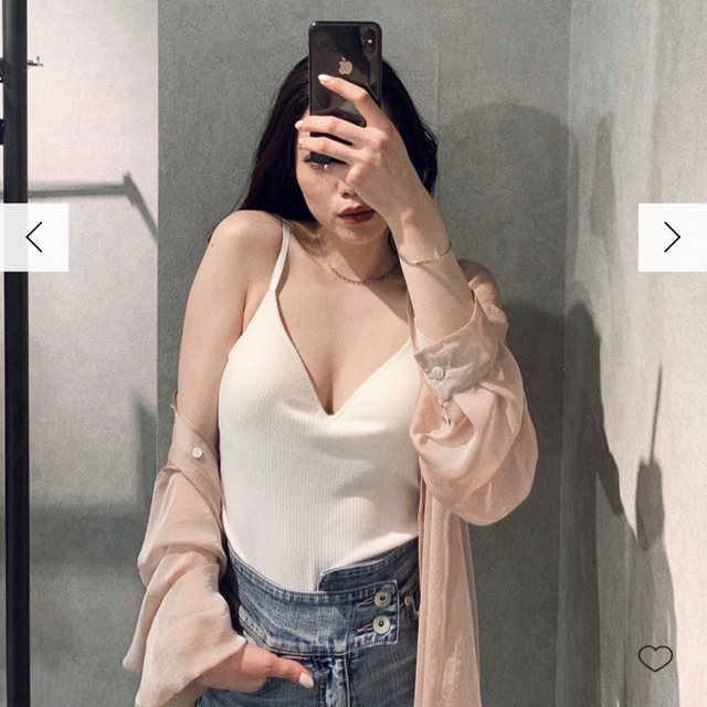 GYDA(ジェイダ)の即購入○ Bbreastsリブキャミ レディースのトップス(キャミソール)の商品写真