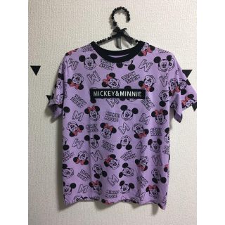 ディズニー(Disney)の▶︎◀︎新品 S ミッキーＴシャツ　紫▶︎◀︎(Tシャツ(半袖/袖なし))