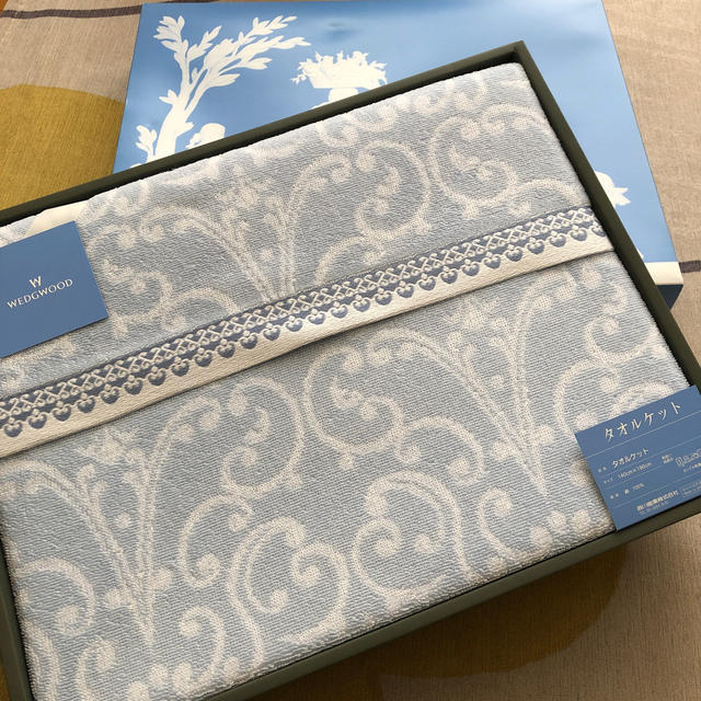 WEDGWOOD(ウェッジウッド)のウエッジウッド☆WEDGWOOD タオルケット キッズ/ベビー/マタニティの寝具/家具(タオルケット)の商品写真