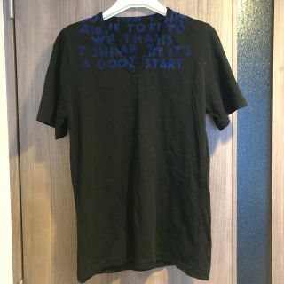 マルタンマルジェラ(Maison Martin Margiela)のようちゃん様専用　マルジェラ　エイズ　Tシャツ　黒(Tシャツ(半袖/袖なし))