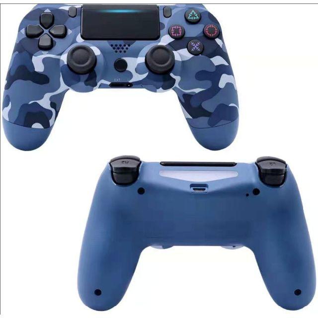 年版 Ps4 ワイヤレスコントローラー 迷彩 青色 互換品の通販 By バッテリーキング S Shop ラクマ