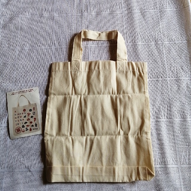 MUJI (無印良品)(ムジルシリョウヒン)の無印良品　トートバッグ　マチ付き布製マイバッグ レディースのバッグ(エコバッグ)の商品写真