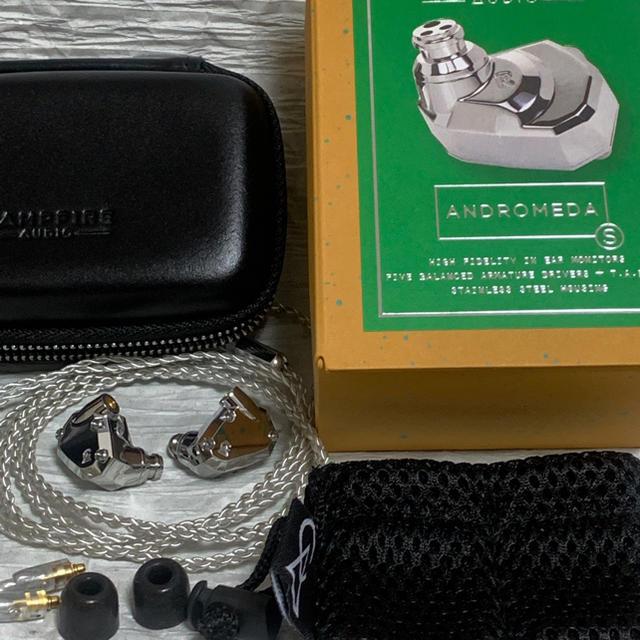 Campfire Audio Andromeda S (シリコンカバー付)スマホ/家電/カメラ