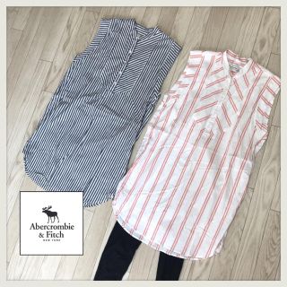 アバクロンビーアンドフィッチ(Abercrombie&Fitch)の✳︎新品✳︎アバクロ　シャツチュニック2点セット(シャツ/ブラウス(長袖/七分))