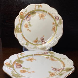 ノリタケ(Noritake)のノリタケ  Faenza  デザートプレート　18cm  ペア　2枚　美品(食器)