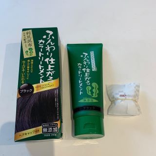 ふんわり仕上がる カラートリートメント ブラック(200g)(白髪染め)