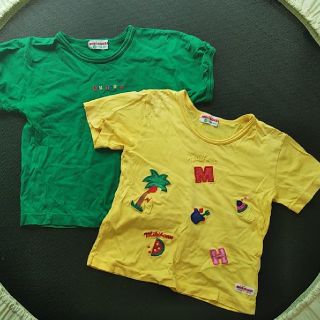 ミキハウス(mikihouse)のレトロ ビンテージ ミキハウス ティーシャツ 2枚セット(Tシャツ/カットソー)