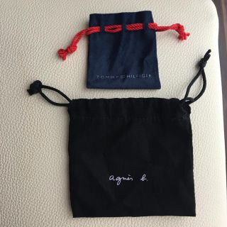 アニエスベー(agnes b.)のアニエスベー  ミニ巾着　Tommy HILFIGER ミニ巾着(ポーチ)