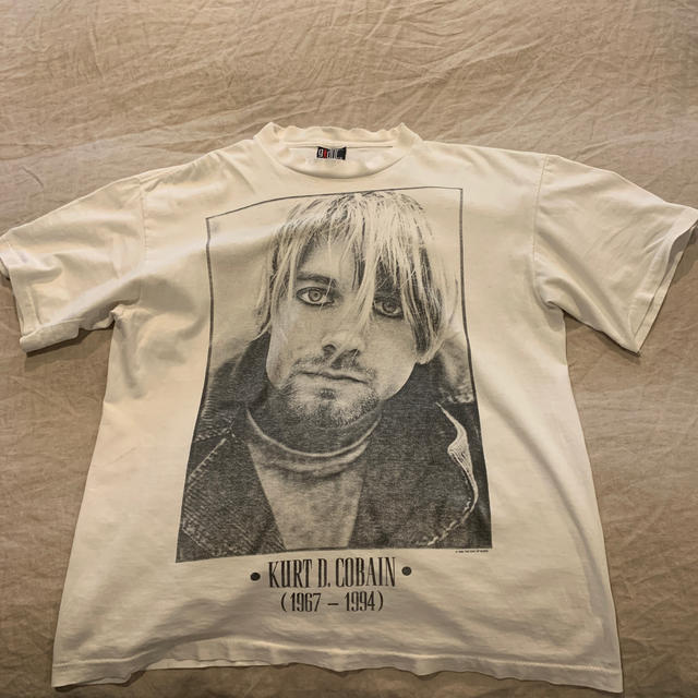 Tシャツ/カットソー(半袖/袖なし)90s Nirvana KURT COBAIN ヴィンテージT 希少