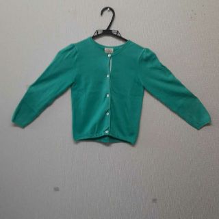 ユナイテッドアローズグリーンレーベルリラクシング(UNITED ARROWS green label relaxing)のgreen labelの緑のカーディガン　size125(カーディガン)