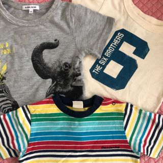 グローバルワーク(GLOBAL WORK)の男の子Tシャツ 3枚セット(Tシャツ/カットソー)