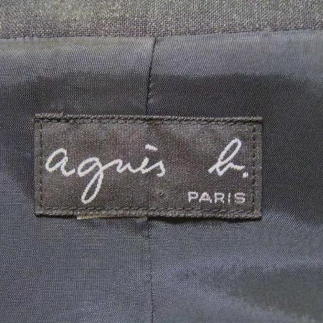 agnes b.(アニエスベー)のG540　　アニエスベーグレー３ボタンジャケット美品 レディースのジャケット/アウター(テーラードジャケット)の商品写真