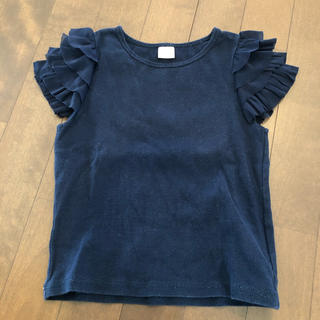 プティマイン(petit main)のプティマイン フリルカットソー 110 トップス (Tシャツ/カットソー)