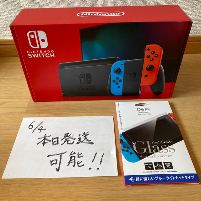 Nintendo Switch(ニンテンドースイッチ)の新品未開封 Nintendo Switch ニンテンドースイッチ エンタメ/ホビーのゲームソフト/ゲーム機本体(家庭用ゲーム機本体)の商品写真