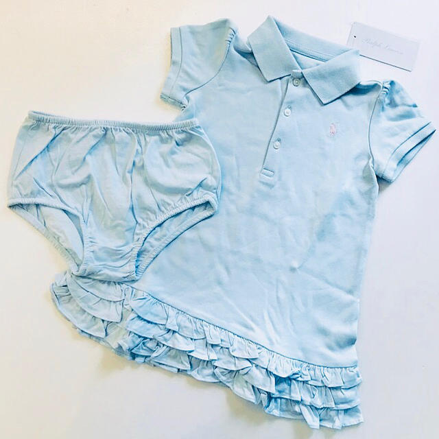 Ralph Lauren(ラルフローレン)の新品✩ラルフローレン ワンピース&パンツ セット 24M キッズ/ベビー/マタニティのキッズ服女の子用(90cm~)(ワンピース)の商品写真