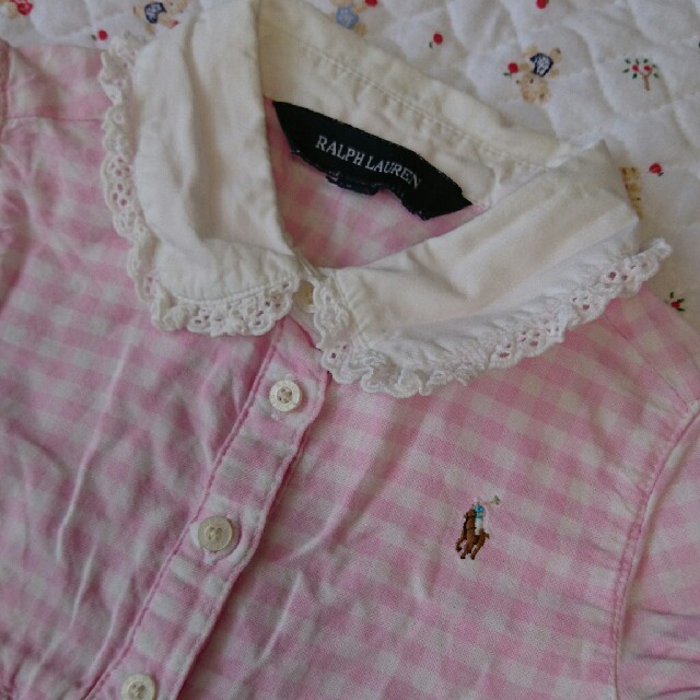 Ralph Lauren(ラルフローレン)のラルフローレン ギンガム ワンピース 90 キッズ/ベビー/マタニティのキッズ服女の子用(90cm~)(ワンピース)の商品写真