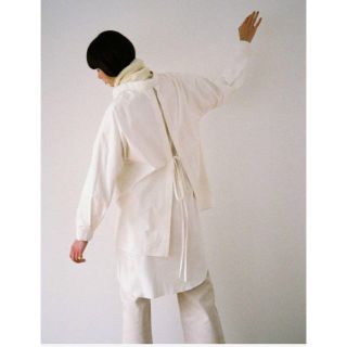 【新品未使用】CLANE バックスリットシャツ　ホワイト(シャツ/ブラウス(長袖/七分))