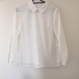 プロポーションボディドレッシング(PROPORTION BODY DRESSING)のプロポーション白ブラウス(シャツ/ブラウス(長袖/七分))