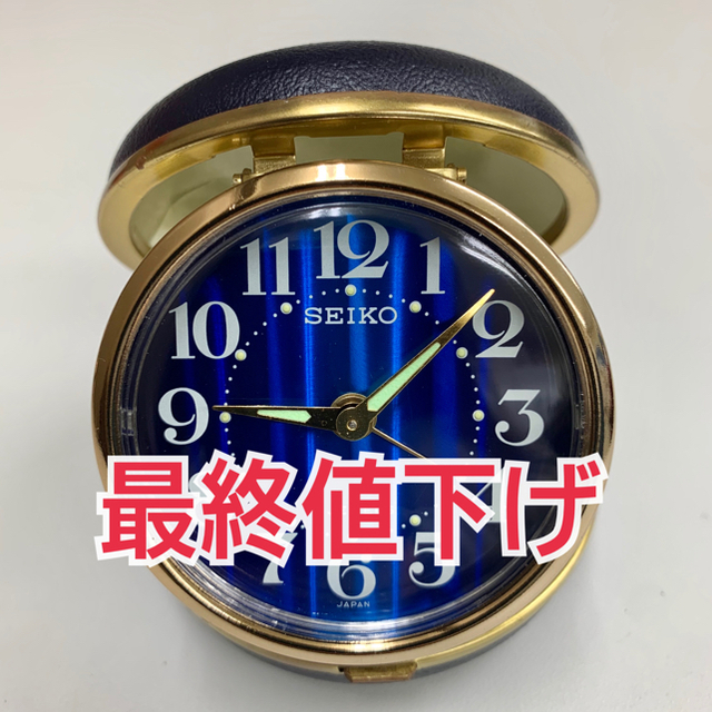 SEIKO(セイコー)の【1970代】SEIKO(セイコー) アンティーク置き時計 インテリア/住まい/日用品のインテリア小物(置時計)の商品写真