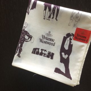 ヴィヴィアンウエストウッド(Vivienne Westwood)のヴィヴィアンウエストウッド　ヴィンテージシリーズ　第7番　MF 地色　クリーム(ハンカチ)