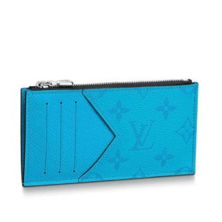 ルイヴィトン(LOUIS VUITTON)の★完売品★ 未使用 ヴィトン コイン・カードホルダー タイガラマ ブルー(コインケース/小銭入れ)