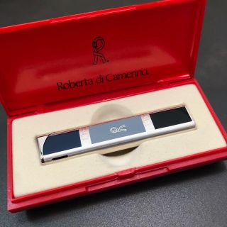 ロベルタディカメリーノ(ROBERTA DI CAMERINO)のroberta di camerino タバコ ライター　ブルー×ブラック　美品(その他)