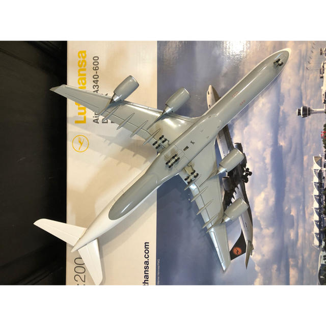 1/200 herpa A340-600 ルフトハンザ航空　模型 エンタメ/ホビーのテーブルゲーム/ホビー(航空機)の商品写真