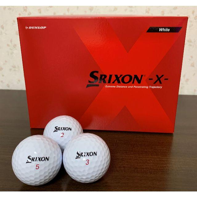 DUNLOP - SRIXON-ｘ-　12個入り(１ダース)×10＝120個(10ダース)