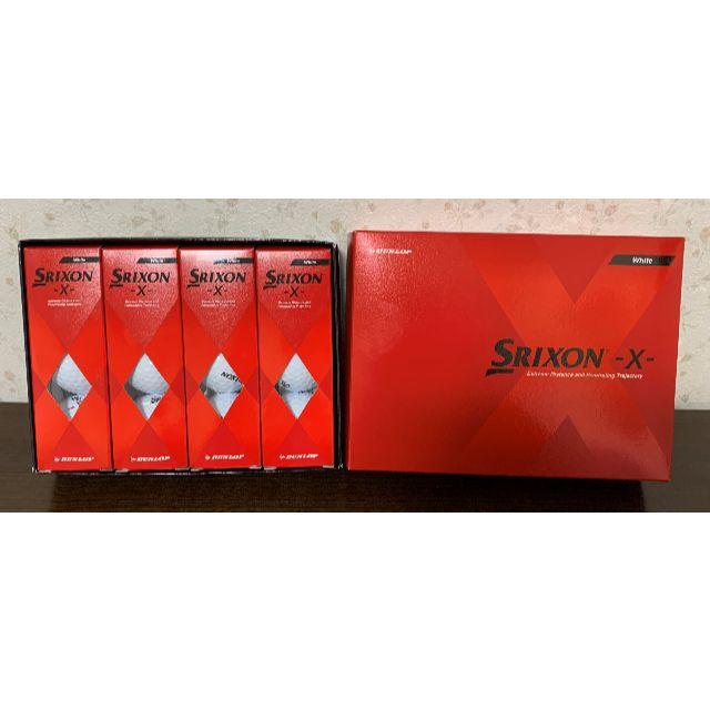 DUNLOP(ダンロップ)のSRIXON-ｘ-　12個入り(１ダース)×10＝120個(10ダース) スポーツ/アウトドアのゴルフ(その他)の商品写真