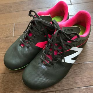 ニューバランス(New Balance)のNEW BALANCEニューバランスス★サッカースパイク★22cmカーキピンク (シューズ)