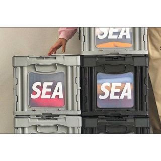 シー(SEA)の新品 WIND AND SEA ウィンダンシー コンテナボックス 黒 ブラック(その他)