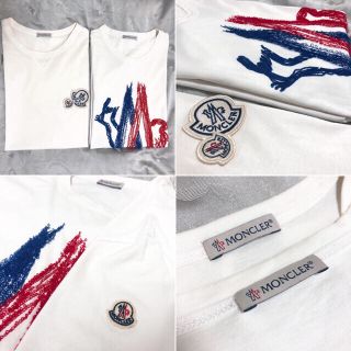 モンクレール(MONCLER)のMONCLER ロゴ刺繍 &ワッペン Tシャツ 2枚セット(Tシャツ/カットソー(半袖/袖なし))