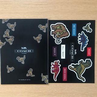 コーチ(COACH)のCOACHステッカー&冊子(ノベルティグッズ)