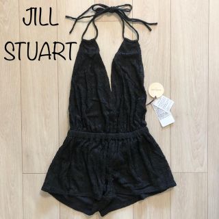 ジルスチュアート(JILLSTUART)の新品 JILL STUART 水陸両用 ジャガード コンビネゾン BK M(水着)