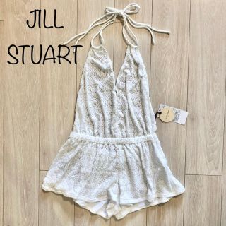 ジルスチュアート(JILLSTUART)の新品 JILL STUART 水陸両用 ジャガード コンビネゾン WT M(水着)