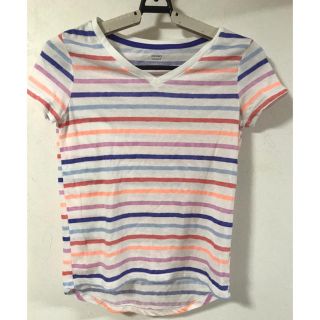 オールドネイビー(Old Navy)のオールドネイビー　キッズ　ボーダー Tシャツ(Tシャツ/カットソー)