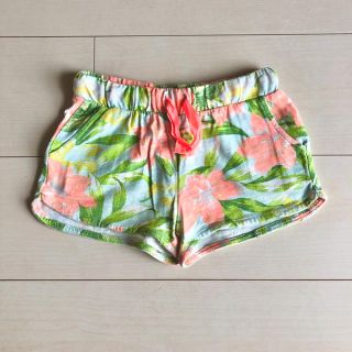 ザラ(ZARA)のZARA girls＊ザラ 花柄ネオンカラーショートパンツ110(パンツ/スパッツ)