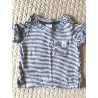 エイチアンドエム(H&M)のお値下げ　ボーダーTシャツ　68サイズ(Ｔシャツ)