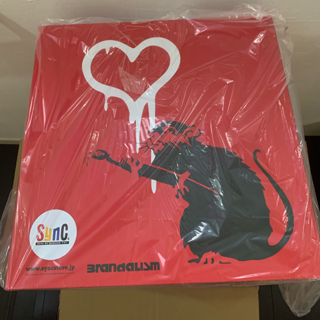 LOVE RAT (RED ver.) BANKSY メディコムトイ 当選品