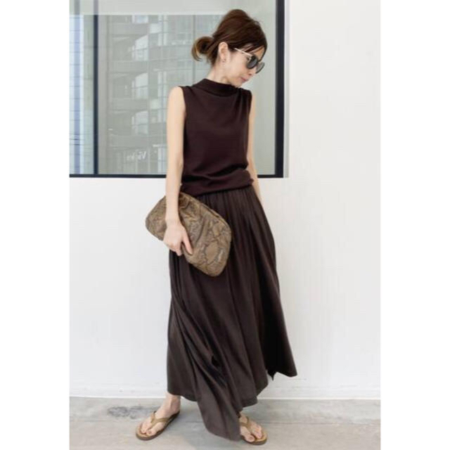 L'Appartement Jersey Gather Skirt