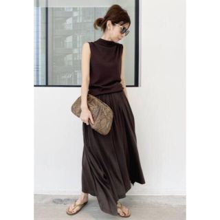 アパルトモンドゥーズィエムクラス(L'Appartement DEUXIEME CLASSE)の新品 L'Appartement Jersey Gather Skirt◆36(ロングスカート)