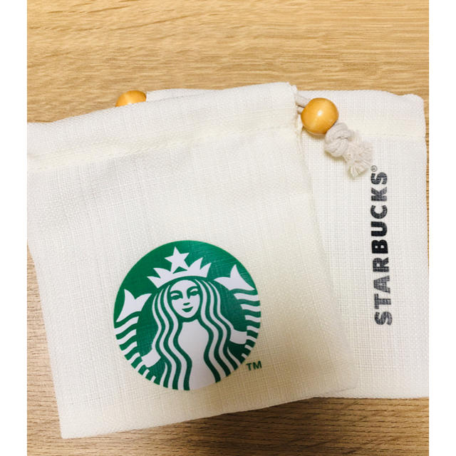 Starbucks Coffee(スターバックスコーヒー)のスターバックス 巾着 ポーチ 小物入れ USB入れ 等 匿名配送 エンタメ/ホビーのおもちゃ/ぬいぐるみ(キャラクターグッズ)の商品写真