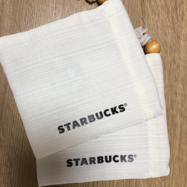 Starbucks Coffee(スターバックスコーヒー)のスターバックス 巾着 ポーチ 小物入れ USB入れ 等 匿名配送 エンタメ/ホビーのおもちゃ/ぬいぐるみ(キャラクターグッズ)の商品写真