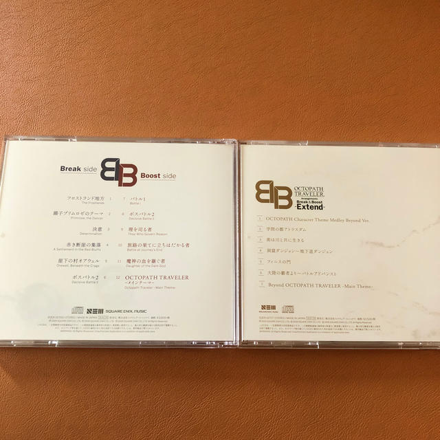 SQUARE ENIX(スクウェアエニックス)のオクトパストラベラー サウンドトラック 2枚セット エンタメ/ホビーのCD(ゲーム音楽)の商品写真