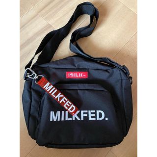 ミルクフェド(MILKFED.)のMILKFED.クリアキーホルダー付きショルダーバッグ (ショルダーバッグ)