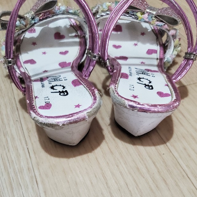 夏☆サンダル17cm キッズ/ベビー/マタニティのキッズ靴/シューズ(15cm~)(サンダル)の商品写真