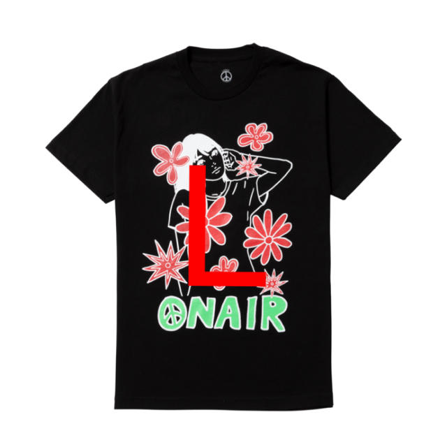 ON AIR KYNE Tシャツ　Flowers Tee / L / Black