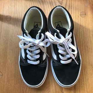 ヴァンズ(VANS)の美品★VANS オールドスクール クラシックライン ブラック キッズ 20cm(スニーカー)