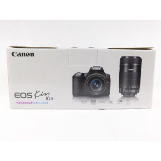 キヤノン(Canon)のEOS canon kiss x10 ダブルズームキット ブラック　一眼レフ(デジタル一眼)