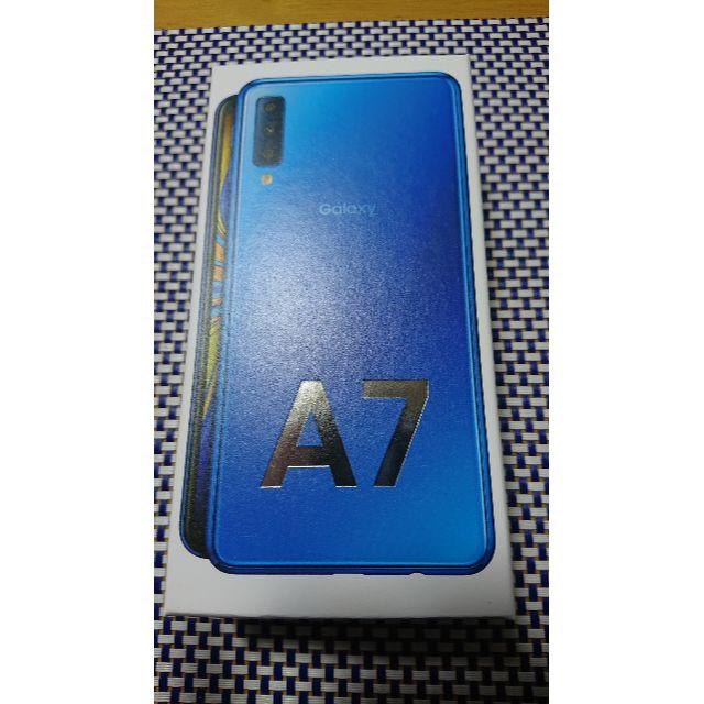新品未開封】Galaxy A7 ブルー 64 GB SIMフリー スマートフォン 新品未開封】Galaxy A7 ブルー 64 GB SIMフリー スマートフォン